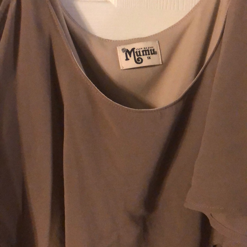 Caitlyn ruffle Dune bridesmaid dress